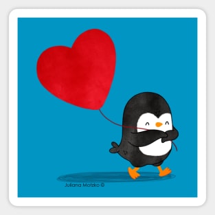 Penguin in Love 5 Magnet